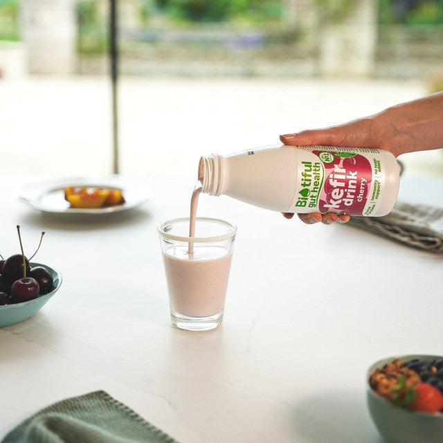 Biotiful cherry kefir drink 500ml - British product