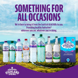 Highland Spring strawberry flavoured water - British product