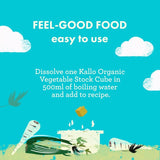 Kallo organic vegetable stock cubes 8 x 11g, UK version