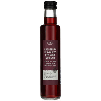 M&S M&S Raspberry Flavoured Red Wine Vinegar Salad Dressing 250ml- Buy online at McGrocer