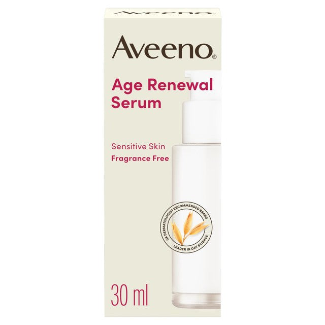 Aveeno Age Renewal serum for sensitive skin 30ml - British product