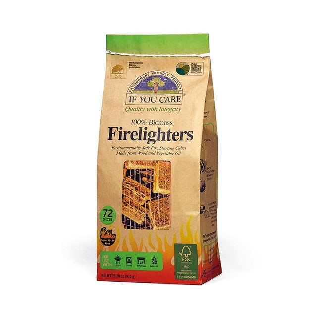 Eddingtons FSC Certified firelighters 72 per pack, UK version