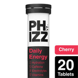 Phizz cherry flavoured effervescent tablets 20 tablets, imported from the UK