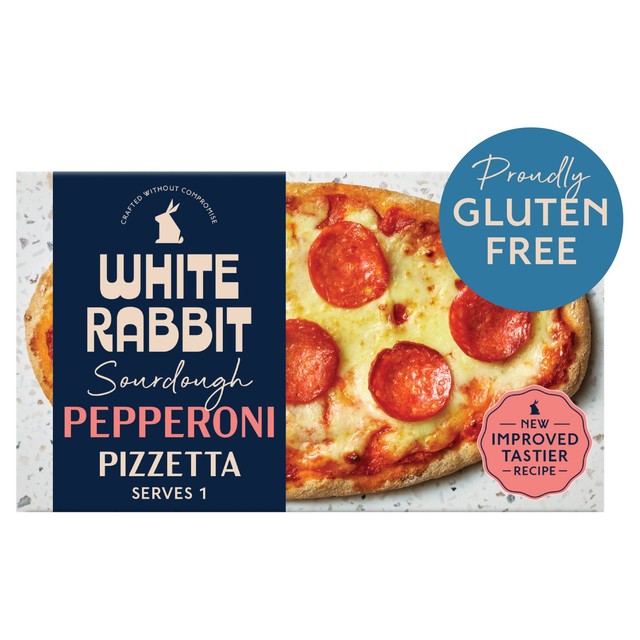 White Rabbit Gluten Free Sourdough Pepperoni Pizzetta 175g (British brand)