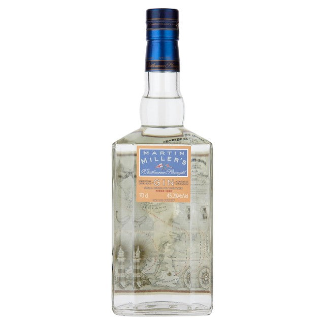 Martin Miller's Westbourne Strength gin 70cl, imported from the UK