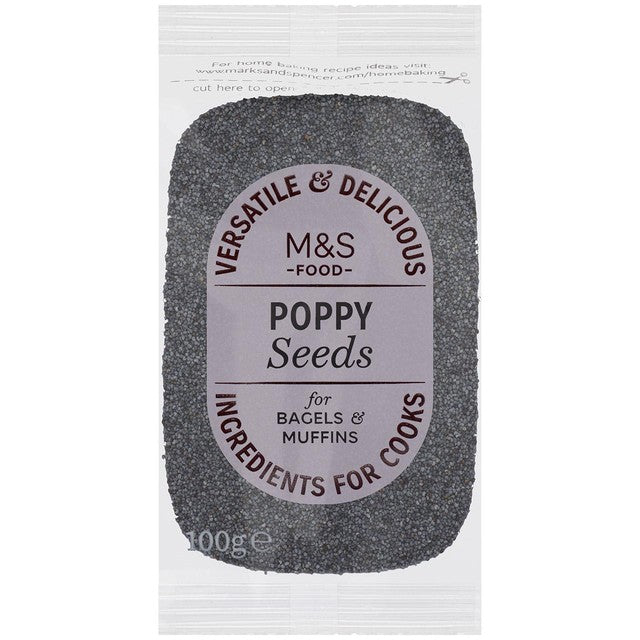 Marks and Spencer Poppy Seeds 100g, imported from the UK