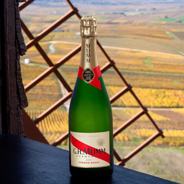 G.H. Mumm Cordon Rouge NV champagne 75cl - British product