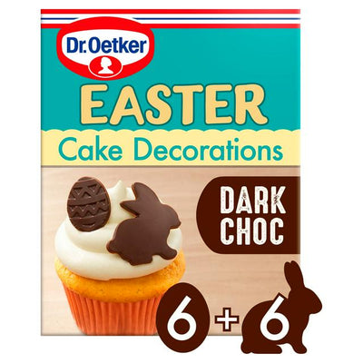 Dr Oetker Påskeharer Egg Mørk Sjokolade Pyntepynt 26g