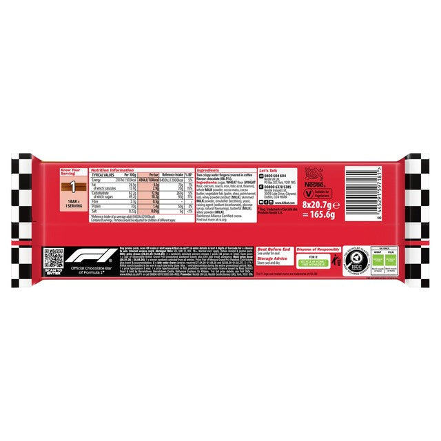 KitKat Coffee 2 Finger biscuit bar multipack, imported from the UK