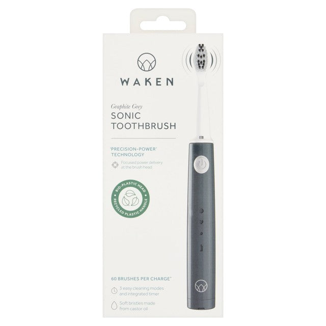 Waken Sonic Toothbrush Graphite Grey (British brand)