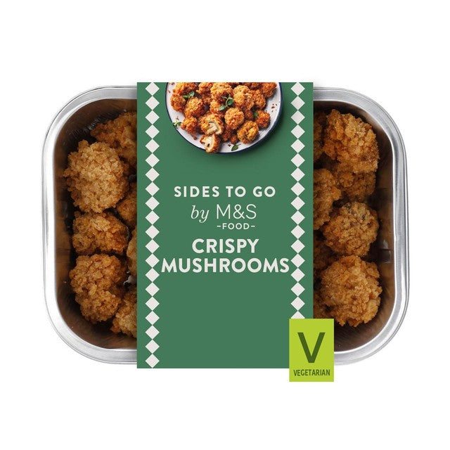 M&S crispy breaded mushrooms 200g, imported from the UK
