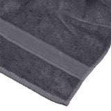 M&S extra large pure cotton towel dark charcoal, UK version