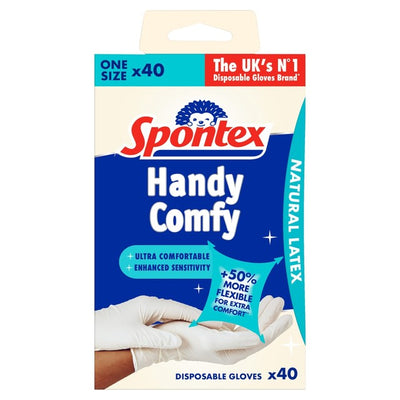 M&S Spontex Komfort Latex Einweghandschuhe 40er Pack- Online bei McGrocer kaufen