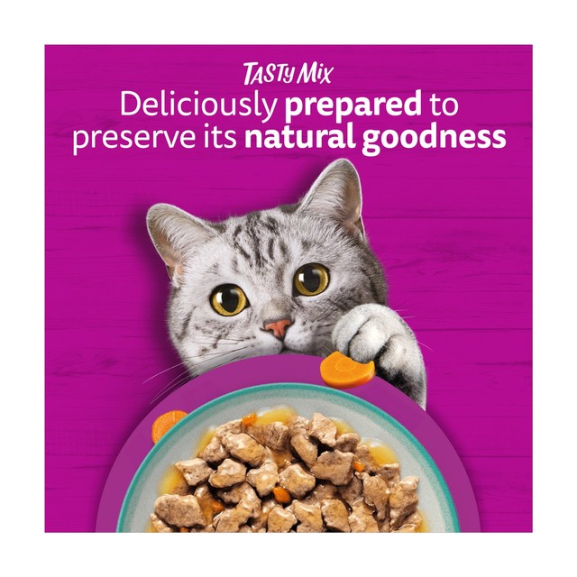 Whiskas wet cat food pouches Catch of the Day 12 x 85g (British brand)