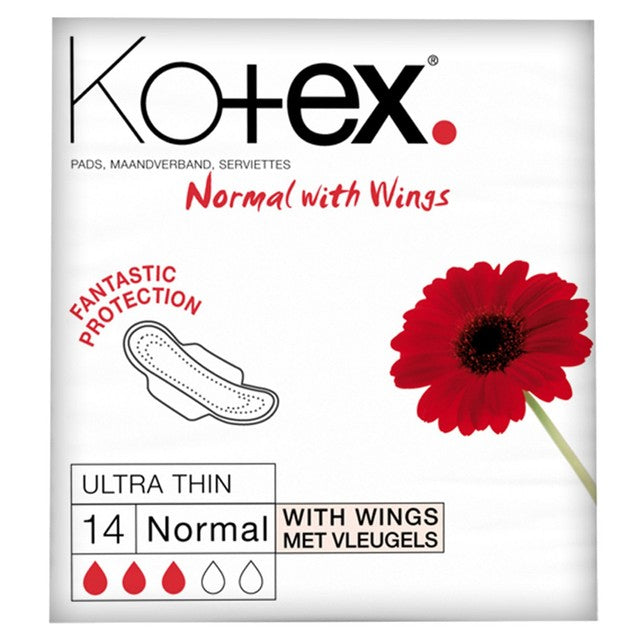 Kotex Ultra Thin Normal Pads 14 Pack (British brand)
