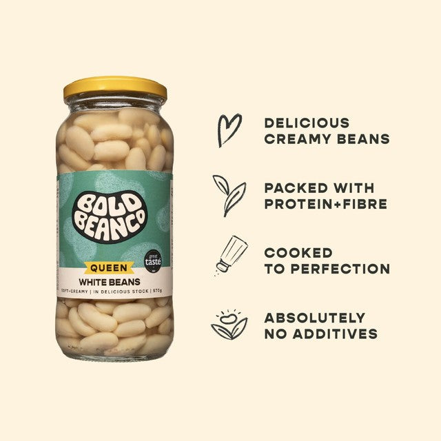 Bold Bean Co Queen White Beans 570g - British product