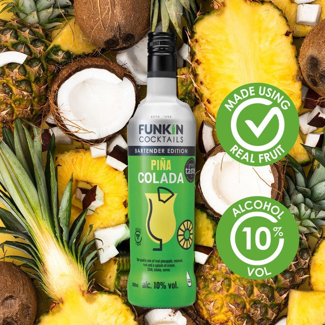 Funkin Pina Colada alkoholischer Cocktail 70cl - Britisches Produkt