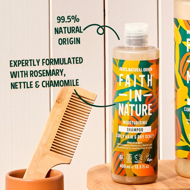 Faith in Nature Shea & Argan shampoo 400ml - British product