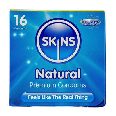 Skins Natürliche Kondome 16er-Packung