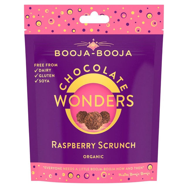 Booja Booja raspberry scrunch chocolate wonders 65g - British product