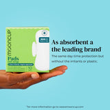Mooncup Medium Day period pads 10 pack, imported from the UK