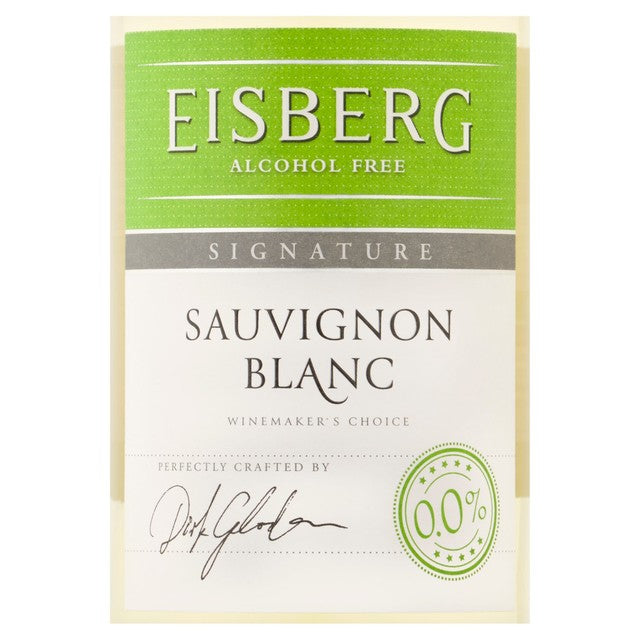 Eisberg Sauvignon Blanc alcohol-free wine 75cl - British product