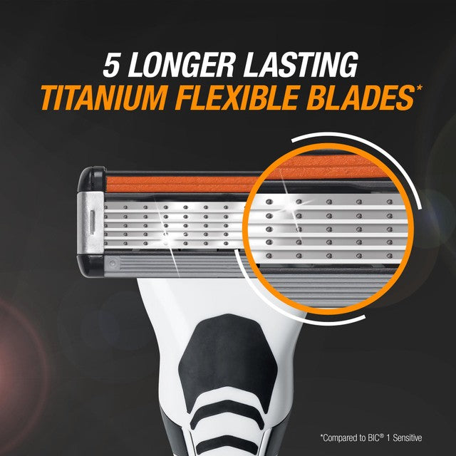 BIC Hybrid 5 razor blade refills 4 pack - British product