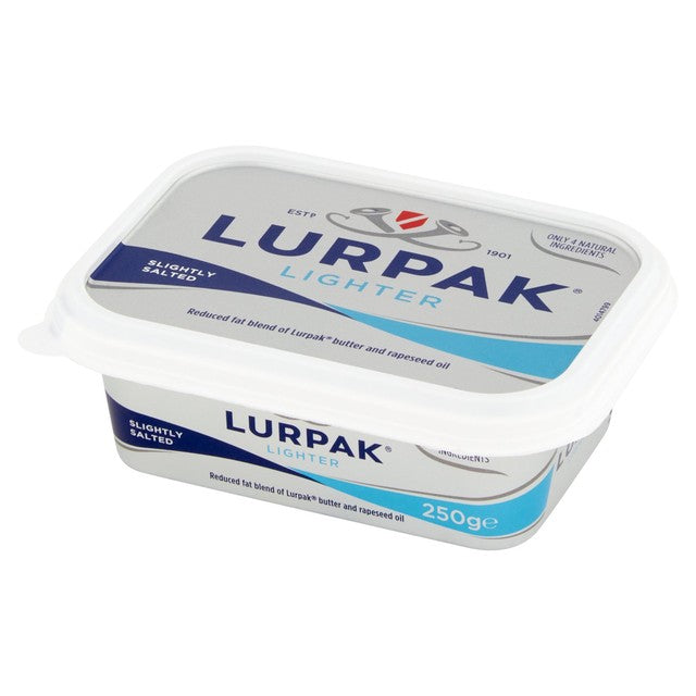 Lurpak lighter slightly salted spreadable butter 250g, UK version