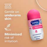 Sanex Derma Care Nourishing 48-hour antiperspirant roll-on deodorant 50ml (British brand)