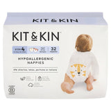 Kit & Kin hypoallergenic nappies size 4 (9-14kg), UK version