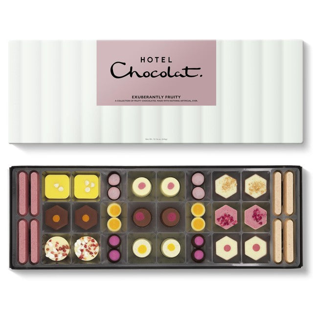 Hotel Chocolat Exuberantly Fruity Sleekster chocolate box 345g - British product