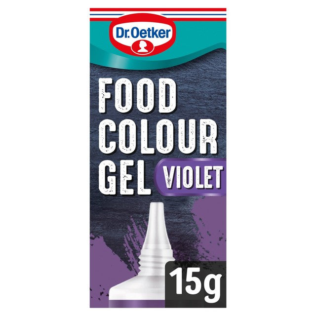 Dr Oetker violet food colouring gel 15g - British product