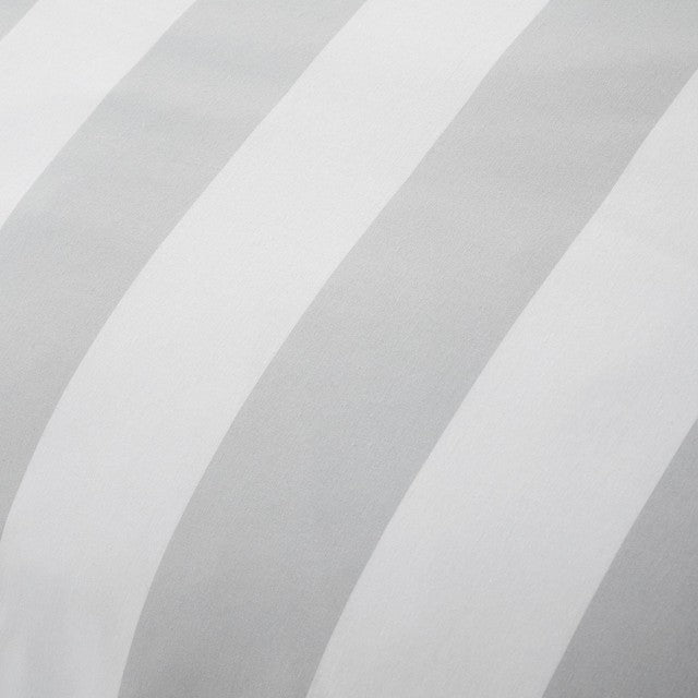 Catherine Lansfield Cove Stripe Silver King Duvet Set - British product