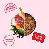 Marleybones wet dog food beef & superfoods 390g, imported from the UK