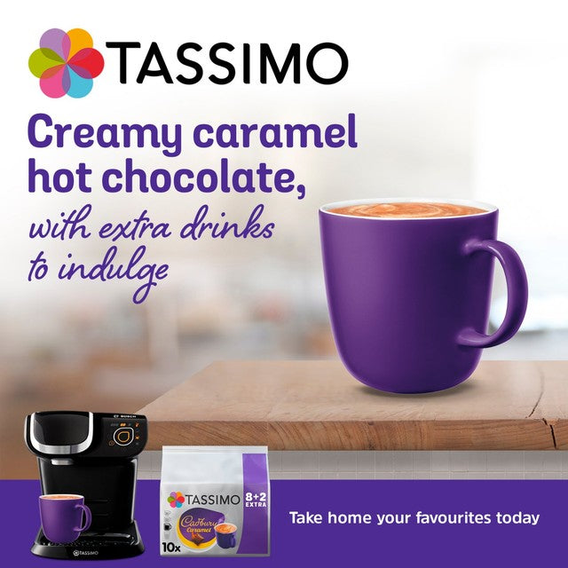 Cadbury caramel hot chocolate pods 10 pack (British brand)