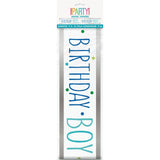 Unique Party Happy Birthday Boy foil banner 9ft, UK version