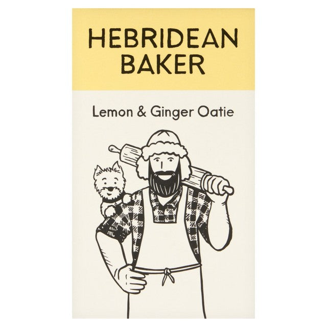 Hebridean Bakery lemon & ginger oat biscuits 150g, UK version