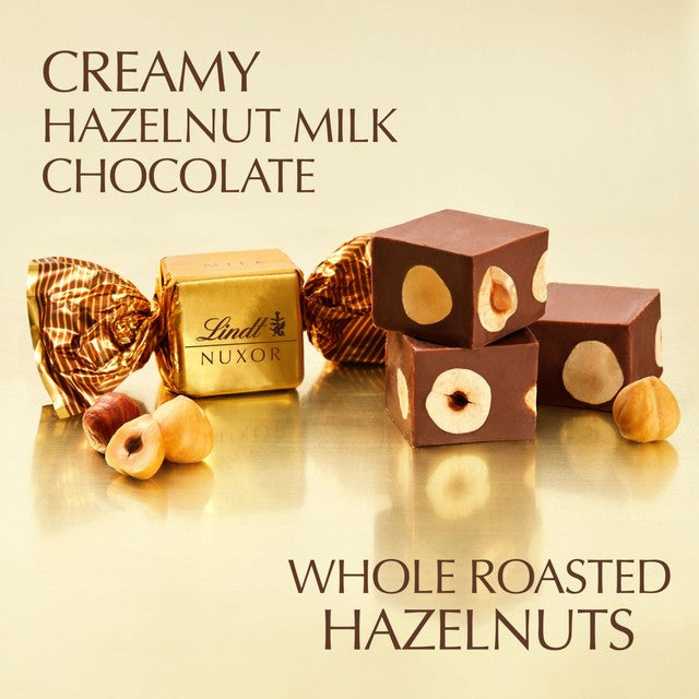 Lindt NUXOR Milk Gianduja Chocolate with Hazelnuts 150g, UK version
