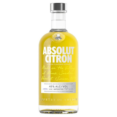 M&S Absolut Citron Lemon Flavoured Vodka 70cl- Buy online at McGrocer