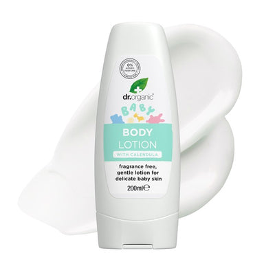 Lotion corporelle Dr Organic pour bébé 200ml