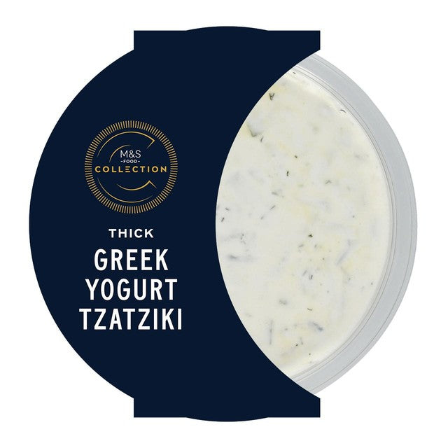 M&S Tykk gresk yoghurt Tzatziki 170 g, importert fra Storbritannia