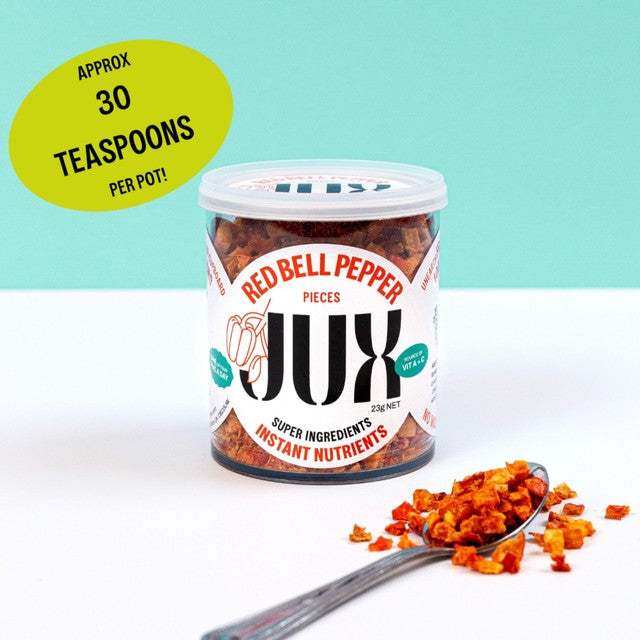 JUX red bell pepper pieces 25g, UK version