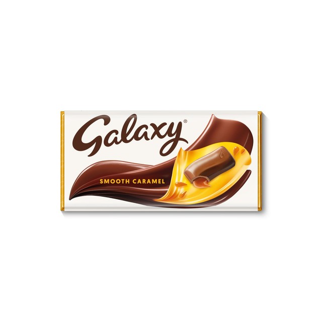 Galaxy smooth caramel milk chocolate bar 135g - British product