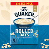 Quaker Porridge-Haferflocken, 3 kg, importiert aus Großbritannien