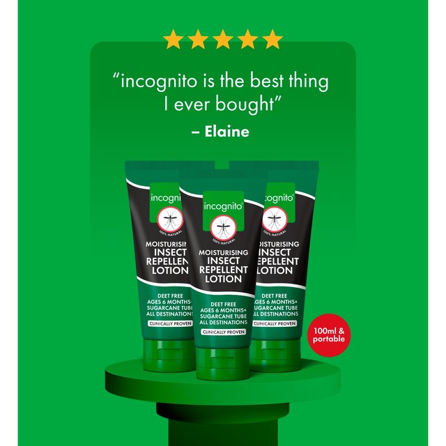 Incognito insect repellent lotion 100ml, UK version