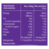 Graze Cocoa Vanilla oat flapjack 4 x 30g, UK version