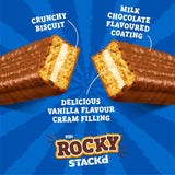 Fox's Rocky STACK'd vanilla cream biscuit bars - British product