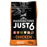 Harringtons Just 6 Chicken dry dog food 12kg, UK version