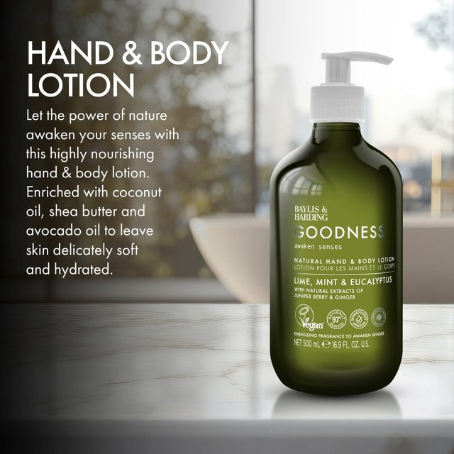 Baylis & Harding hand lotion Lime Mint Eucalyptus imported from the UK