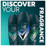 Sure men's antiperspirant deodorant roll on invisible ice fresh 50ml (British brand)